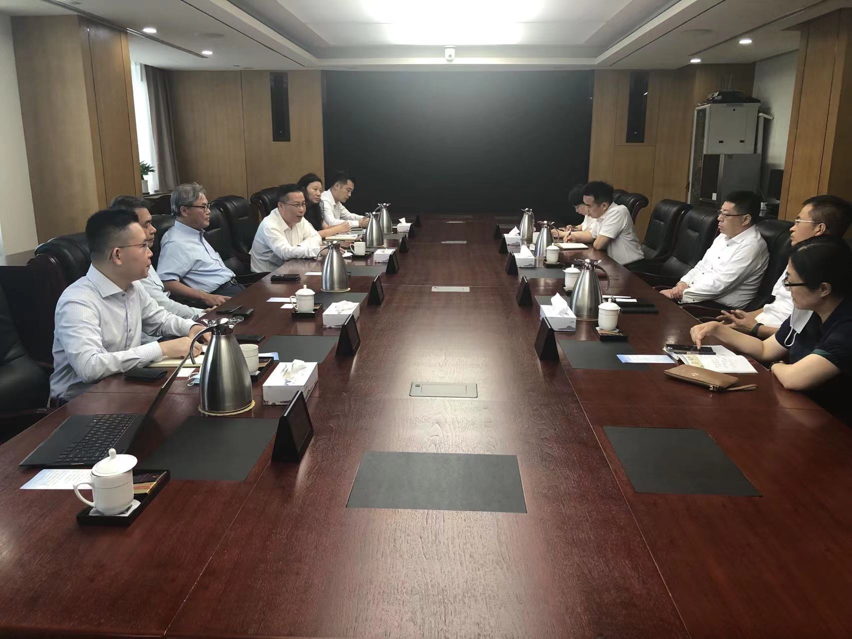 中金國泰、金光集團與嶗山區(qū)政府舉行工作會談